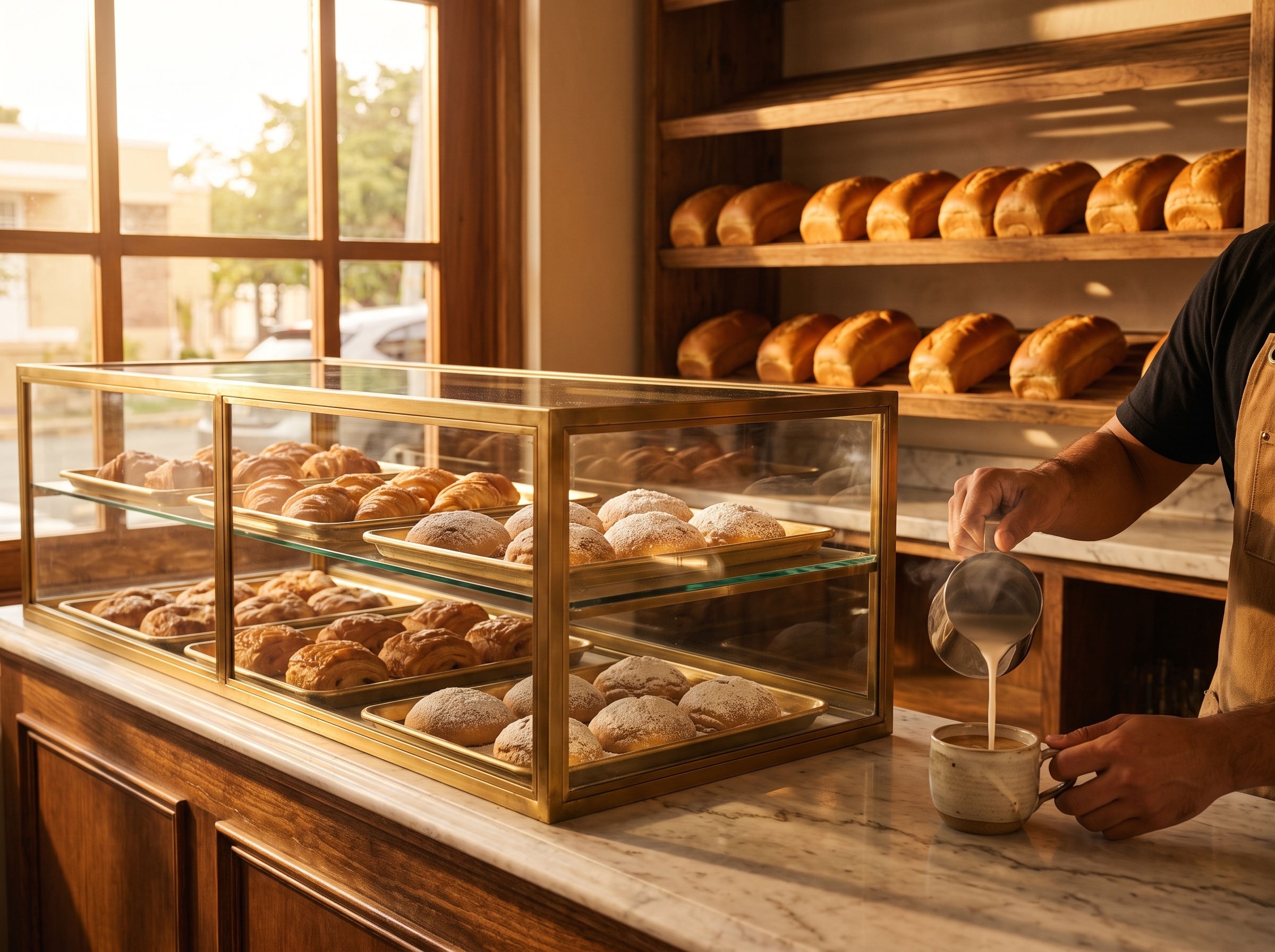 Panaderías y cafés
